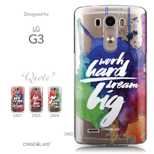 Collection - CASEiLIKE LG G3 back cover Quote 2422