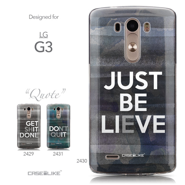 Collection - CASEiLIKE LG G3 back cover Quote 2430