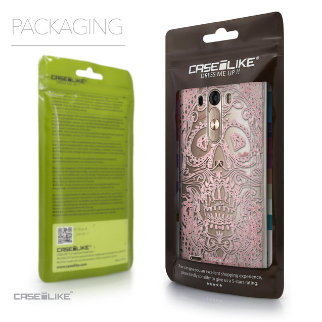Packaging - CASEiLIKE LG G3 back cover Art of Skull 2525