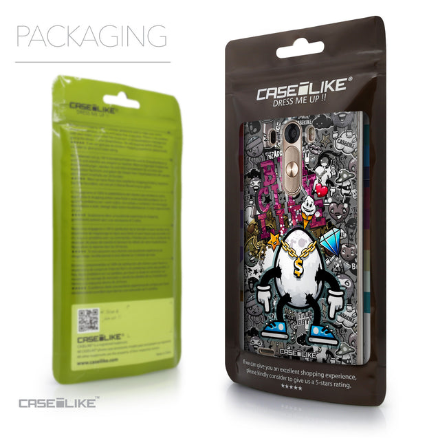 Packaging - CASEiLIKE LG G3 back cover Graffiti 2704