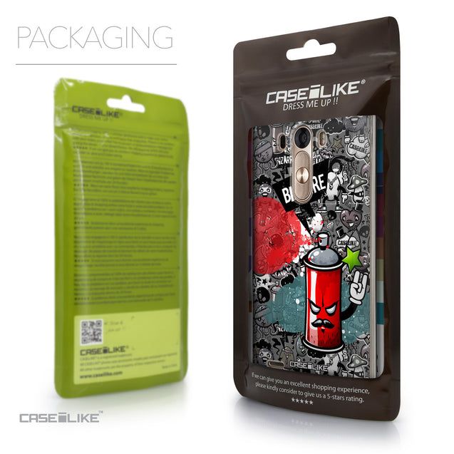 Packaging - CASEiLIKE LG G3 back cover Graffiti 2705