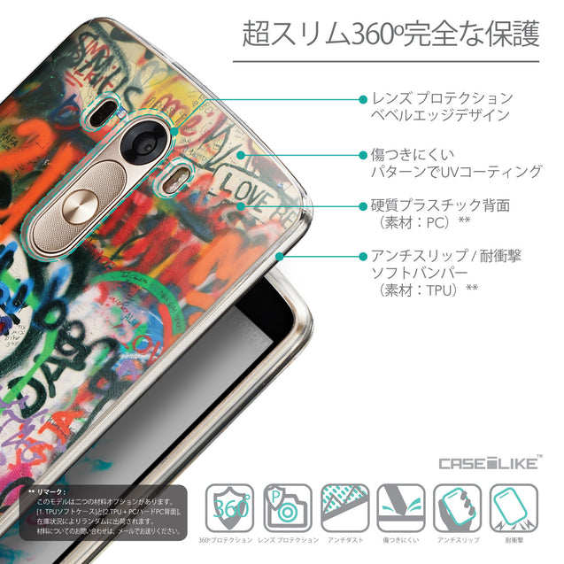 Details in Japanese - CASEiLIKE LG G3 back cover Graffiti 2721