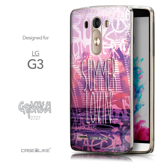 Front & Side View - CASEiLIKE LG G3 back cover Graffiti 2727