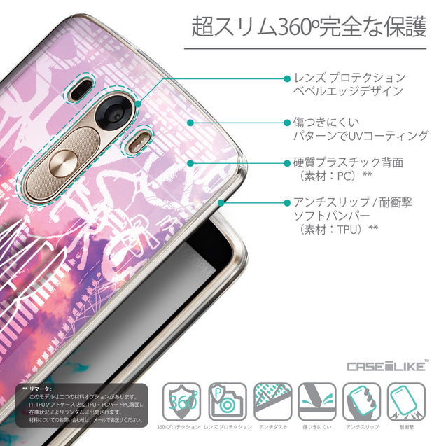 Details in Japanese - CASEiLIKE LG G3 back cover Graffiti 2727
