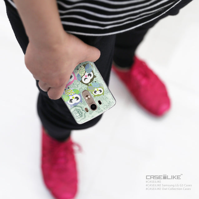 Share - CASEiLIKE LG G3 back cover Owl Graphic Design 3313
