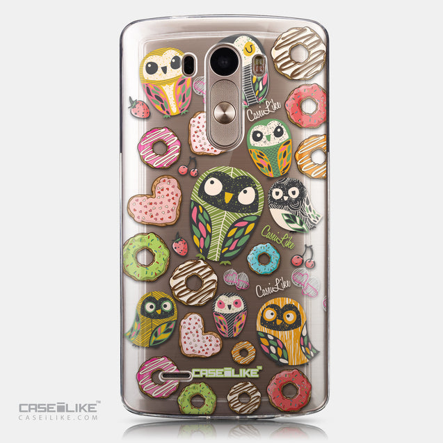 CASEiLIKE LG G3 back cover Owl Graphic Design 3315