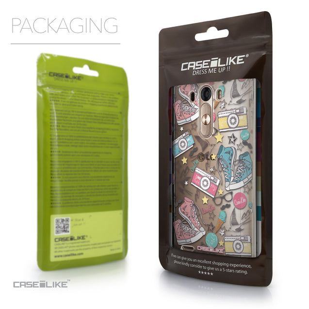 Packaging - CASEiLIKE LG G3 back cover Paris Holiday 3906