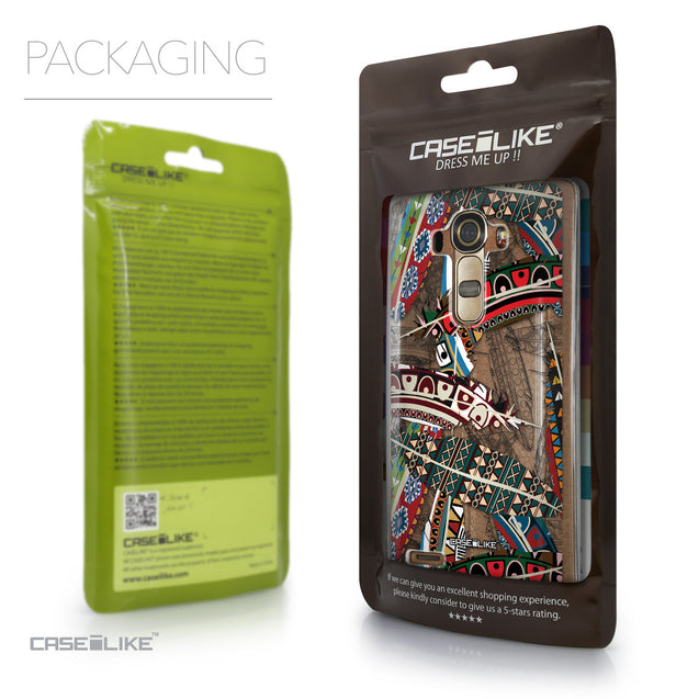 Packaging - CASEiLIKE LG G4 back cover Indian Tribal Theme Pattern 2055