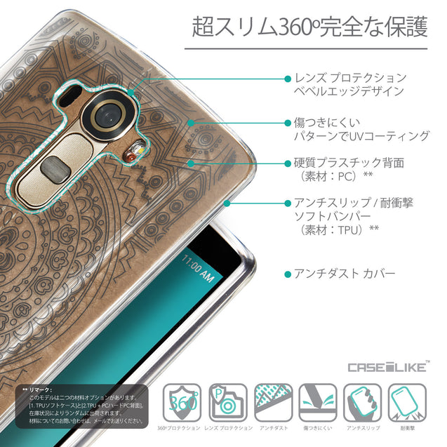 Details in Japanese - CASEiLIKE LG G4 back cover Indian Line Art 2063