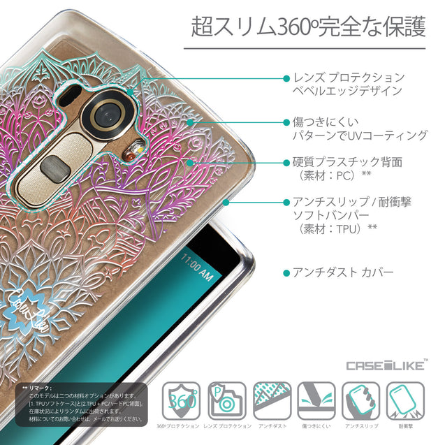 Details in Japanese - CASEiLIKE LG G4 back cover Mandala Art 2090