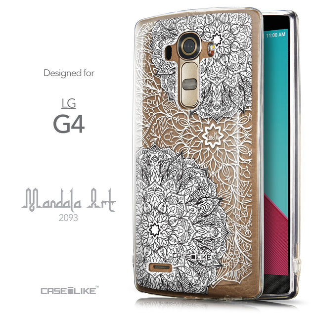 Front & Side View - CASEiLIKE LG G4 back cover Mandala Art 2093