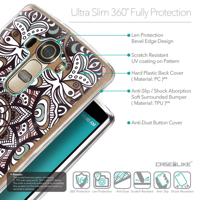 Details in English - CASEiLIKE LG G4 back cover Mandala Art 2095