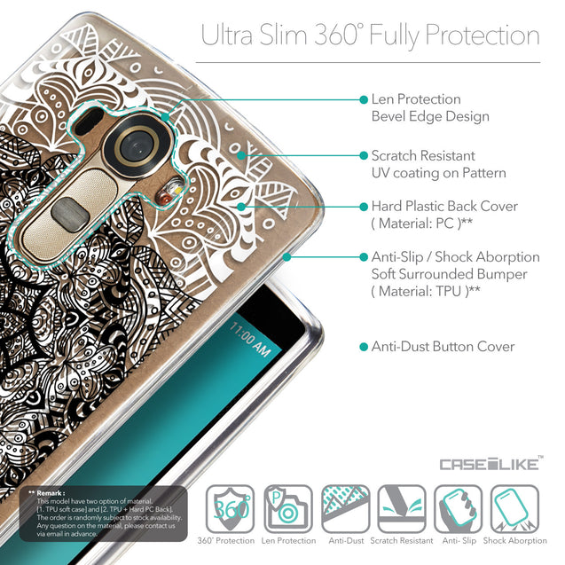Details in English - CASEiLIKE LG G4 back cover Mandala Art 2097