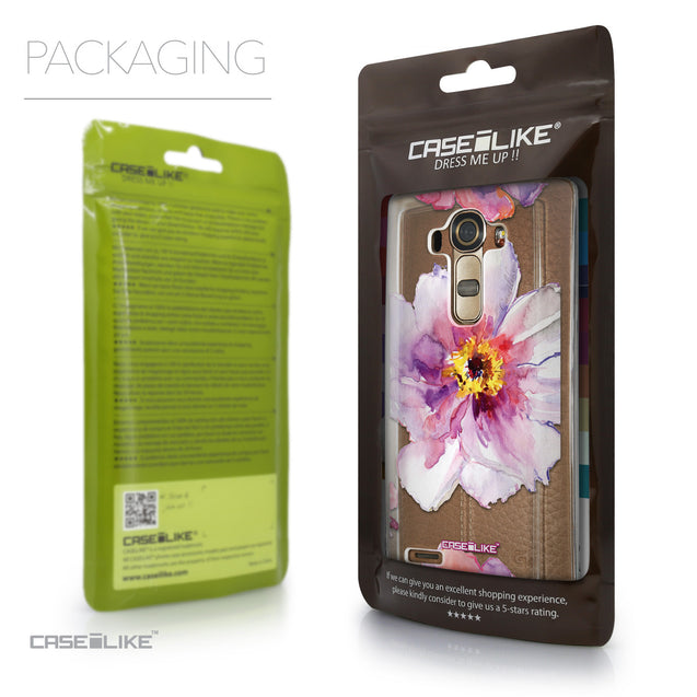 Packaging - CASEiLIKE LG G4 back cover Watercolor Floral 2231