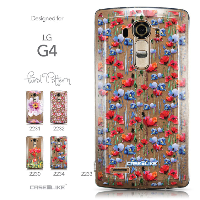 Collection - CASEiLIKE LG G4 back cover Watercolor Floral 2233