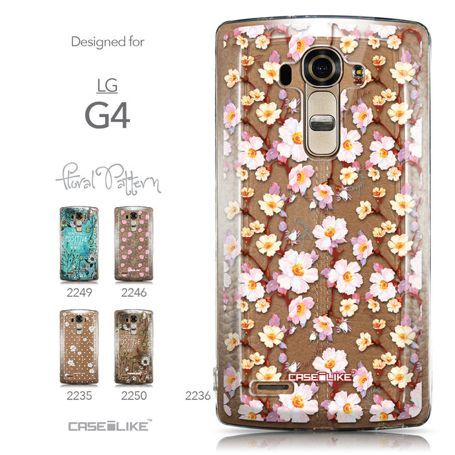 Collection - CASEiLIKE LG G4 back cover Watercolor Floral 2236