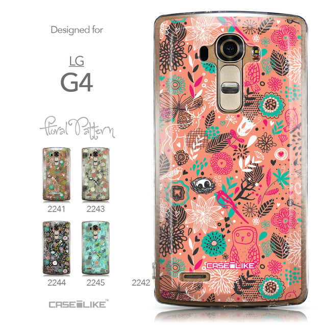 Collection - CASEiLIKE LG G4 back cover Spring Forest Pink 2242