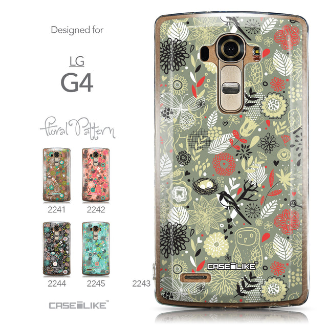 Collection - CASEiLIKE LG G4 back cover Spring Forest Gray 2243