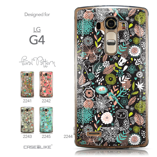 Collection - CASEiLIKE LG G4 back cover Spring Forest Black 2244