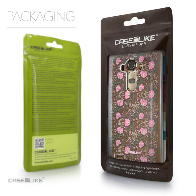 Packaging - CASEiLIKE LG G4 back cover Flowers Herbs 2246