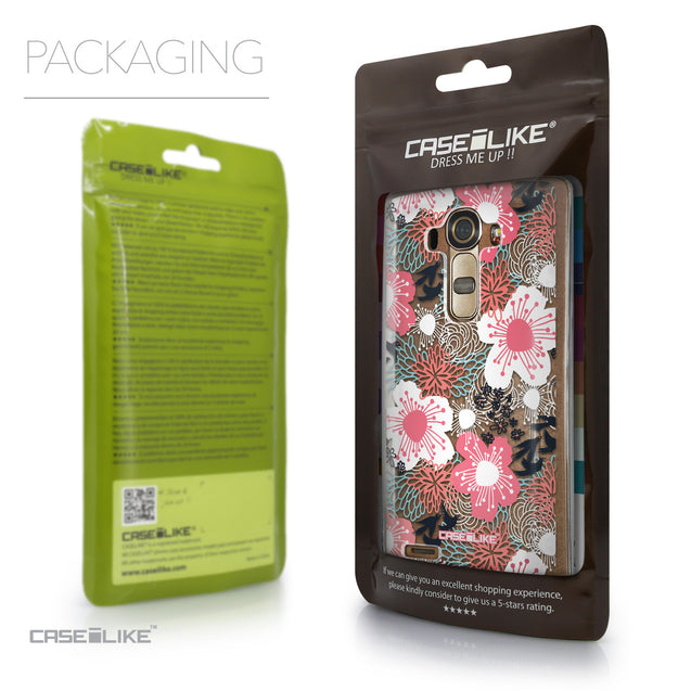 Packaging - CASEiLIKE LG G4 back cover Japanese Floral 2255