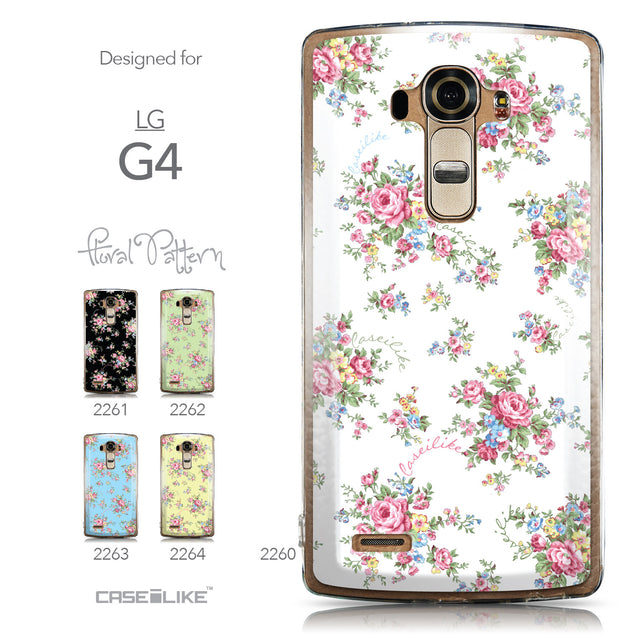 Collection - CASEiLIKE LG G4 back cover Floral Rose Classic 2260