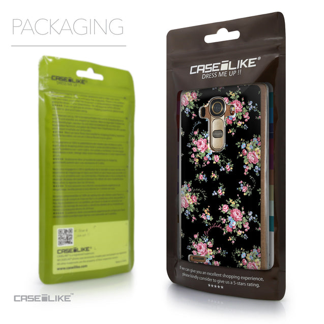 Packaging - CASEiLIKE LG G4 back cover Floral Rose Classic 2261