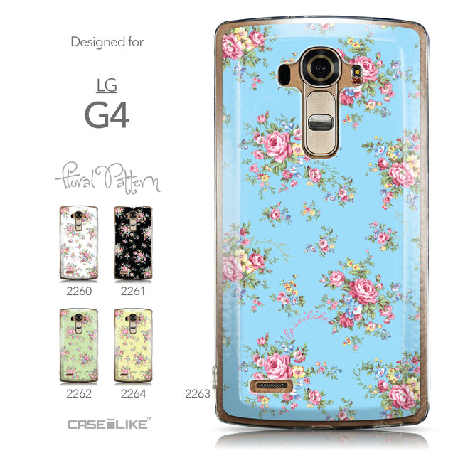Collection - CASEiLIKE LG G4 back cover Floral Rose Classic 2263