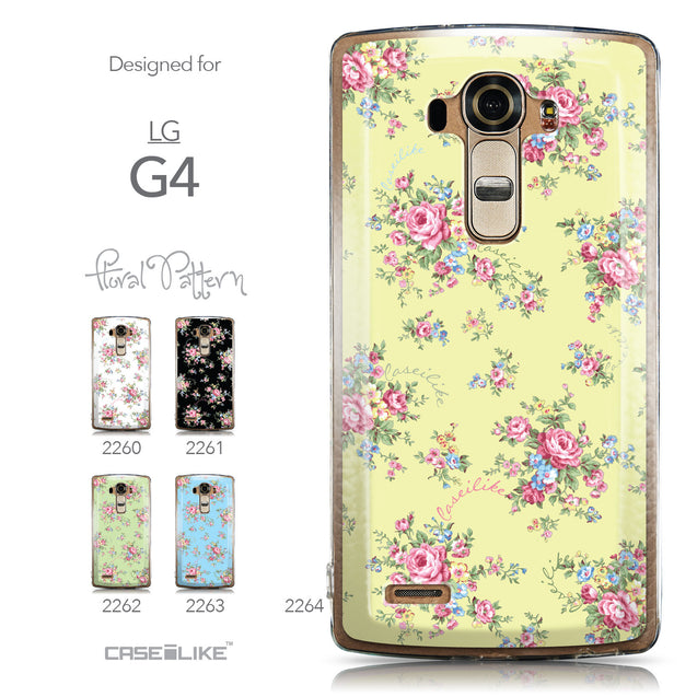 Collection - CASEiLIKE LG G4 back cover Floral Rose Classic 2264