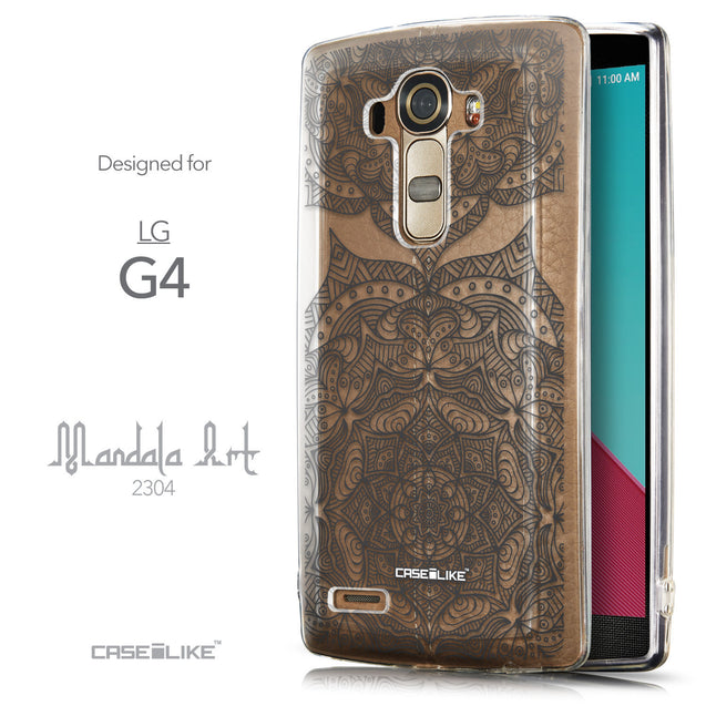 Front & Side View - CASEiLIKE LG G4 back cover Mandala Art 2304
