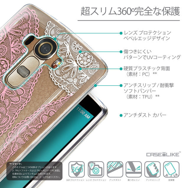 Details in Japanese - CASEiLIKE LG G4 back cover Mandala Art 2305