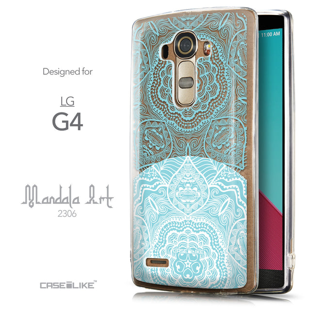 Front & Side View - CASEiLIKE LG G4 back cover Mandala Art 2306