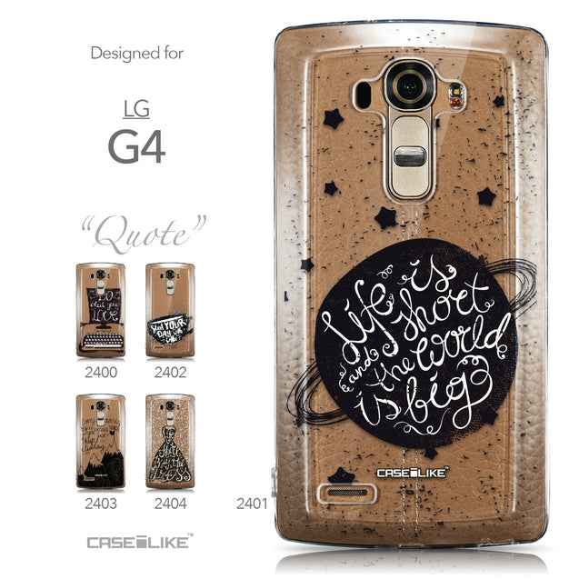 Collection - CASEiLIKE LG G4 back cover Quote 2401
