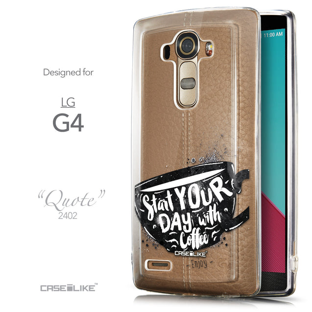 Front & Side View - CASEiLIKE LG G4 back cover Quote 2402