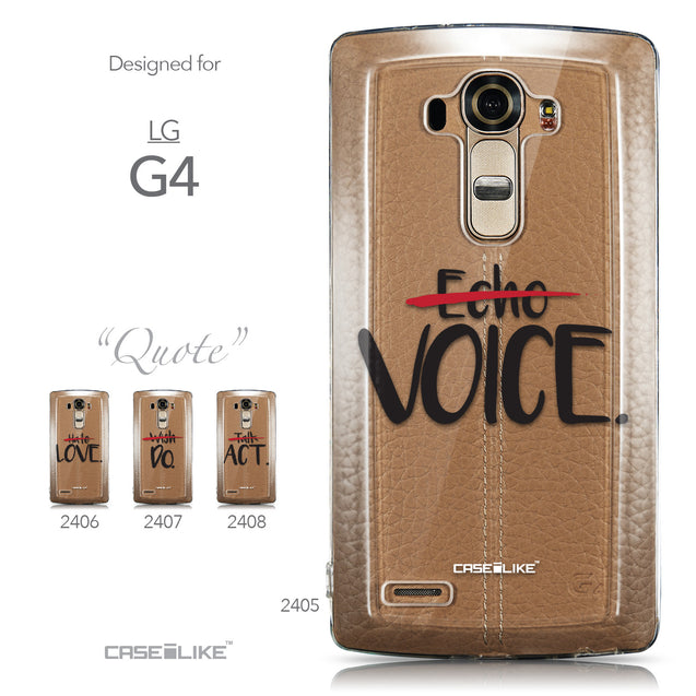 Collection - CASEiLIKE LG G4 back cover Quote 2405