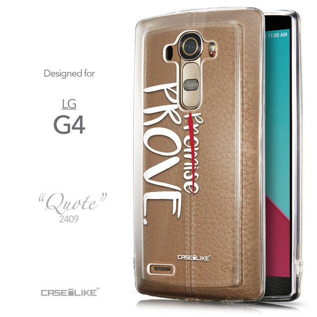 Front & Side View - CASEiLIKE LG G4 back cover Quote 2409