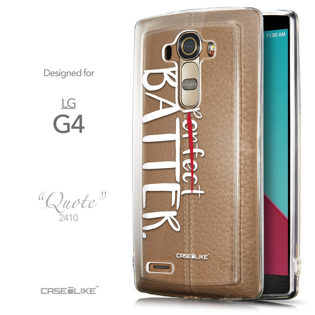 Front & Side View - CASEiLIKE LG G4 back cover Quote 2410