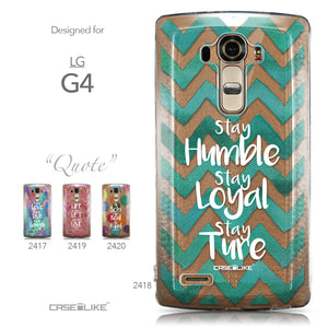 Collection - CASEiLIKE LG G4 back cover Quote 2418