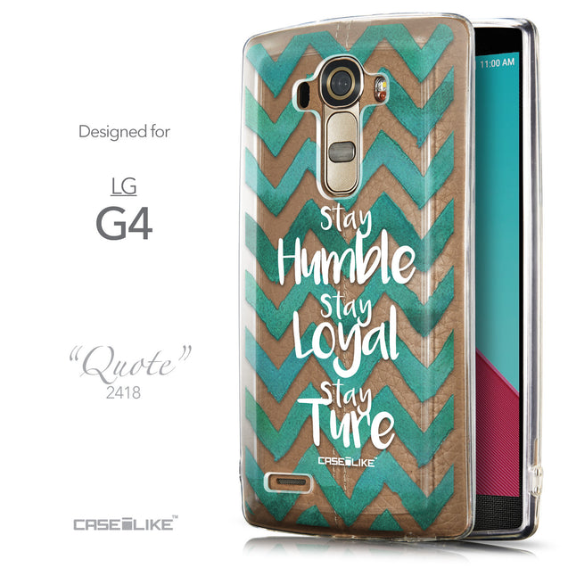 Front & Side View - CASEiLIKE LG G4 back cover Quote 2418