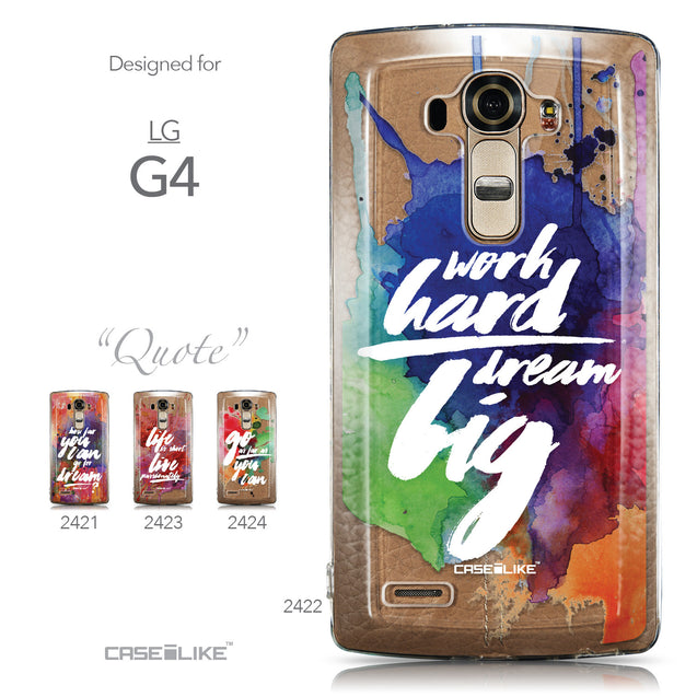 Collection - CASEiLIKE LG G4 back cover Quote 2422