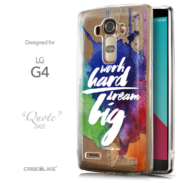 Front & Side View - CASEiLIKE LG G4 back cover Quote 2422