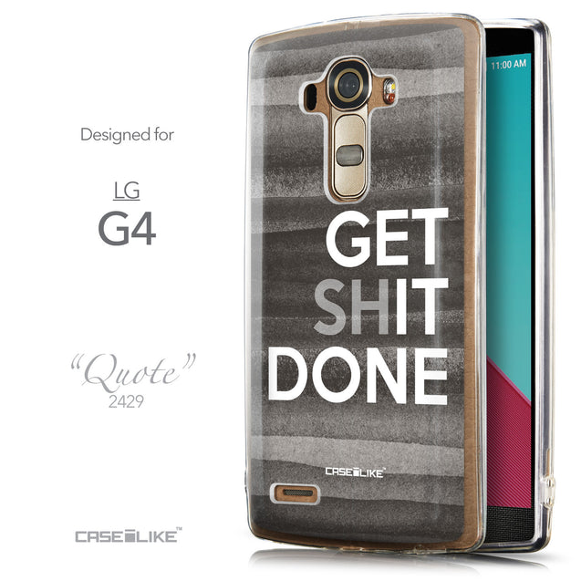 Front & Side View - CASEiLIKE LG G4 back cover Quote 2429