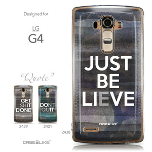 Collection - CASEiLIKE LG G4 back cover Quote 2430