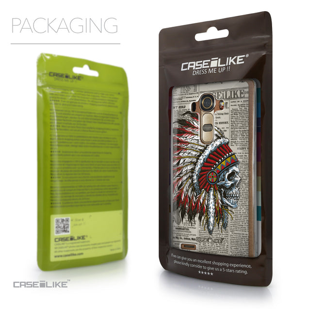 Packaging - CASEiLIKE LG G4 back cover Art of Skull 2522