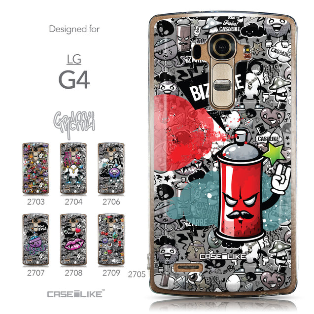 Collection - CASEiLIKE LG G4 back cover Graffiti 2705