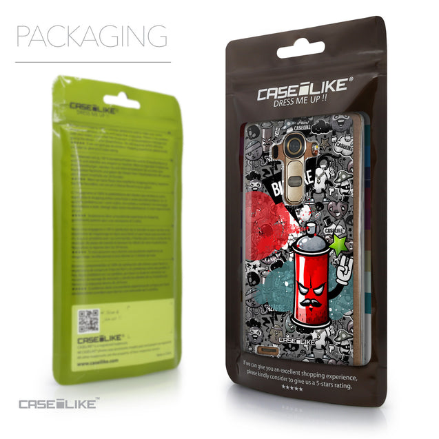 Packaging - CASEiLIKE LG G4 back cover Graffiti 2705