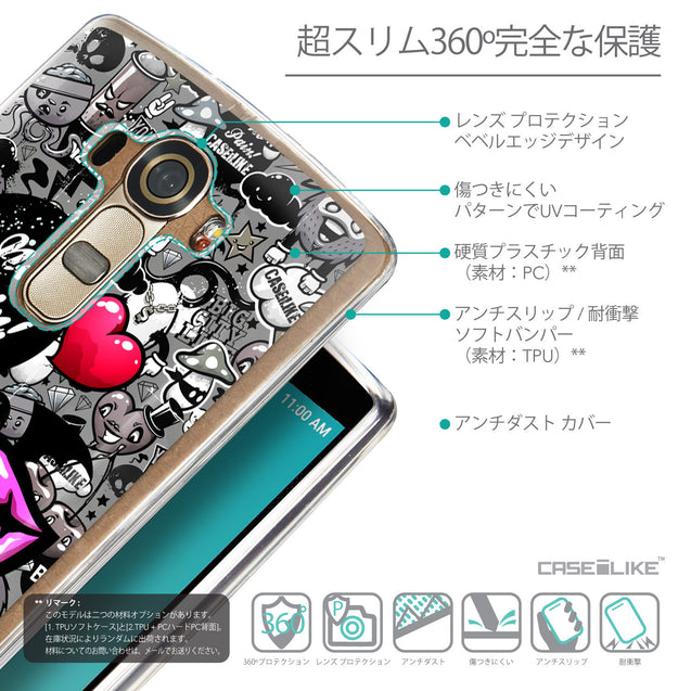Details in Japanese - CASEiLIKE LG G4 back cover Graffiti 2708