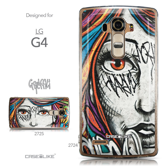 Collection - CASEiLIKE LG G4 back cover Graffiti Girl 2724