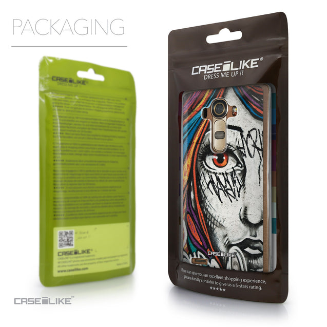 Packaging - CASEiLIKE LG G4 back cover Graffiti Girl 2724