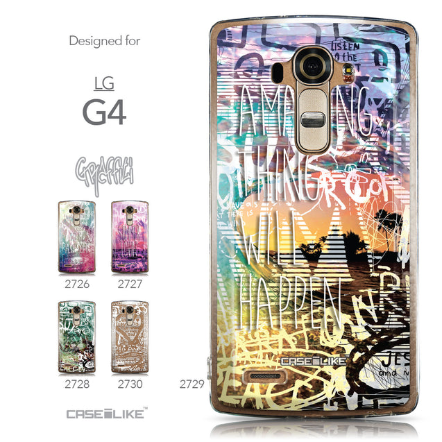 Collection - CASEiLIKE LG G4 back cover Graffiti 2729